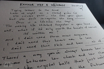 EMI / Paul Dempsey "Ramona was a waitress"