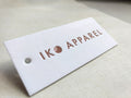 600gsm German 100% Cotton Letterpress swing tags - The Artisan Press Store